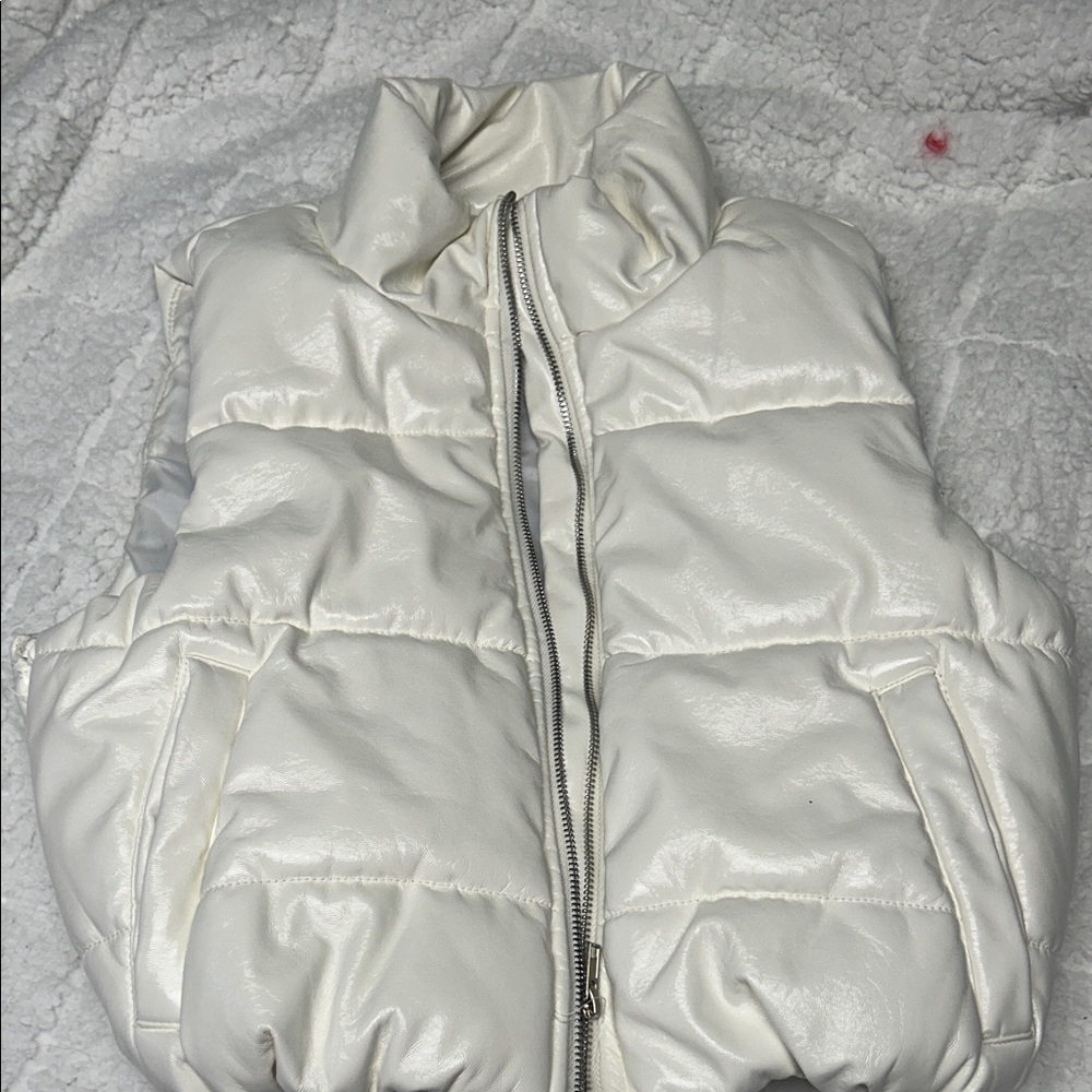 Ambiance White Puffer Jacket